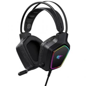 Casti Gaming Havit H656d, RGB, PC, XBOX One, Nintendo, PS4 (Negru)