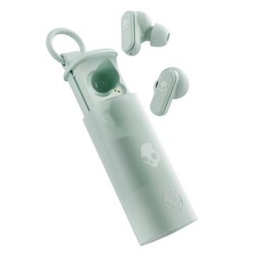 Casti True Wireless In-Ear SkullCandy Dime EVO, Bluetooth 5.3, Multipoint, Microfon Clear Voice Smart, IPX4 (Verde)