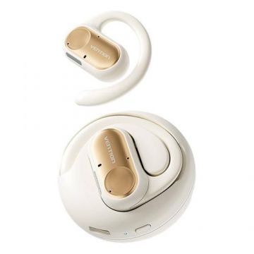 Casti Wireless Vention OpenBeat O11, Bluetooth 5.3, USB-C (Bej)