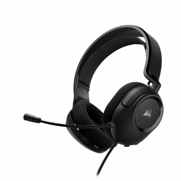 CORSAIR Casti gaming Corsair HS35 v2 Multiplatform, compatibile Xbox/PlayStation/Switch, 50mm audio drivers, microfon omni-directional, jack 3.5 mm, negru