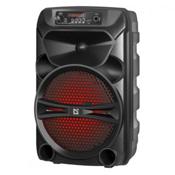 Defender Difuzor Defender G110, Li-Ion, 1.0, 12W, control volum, iluminare LED de fundal, BT 5.0, TWS, 50Hz~18kHz, Negru