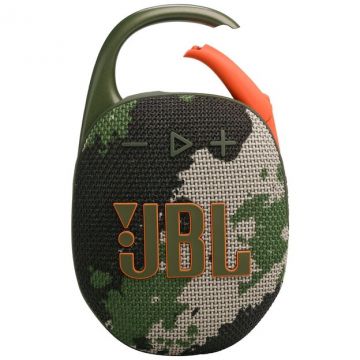 JBL Boxa portabila JBL Clip 5, IP67, Bluetooth, Auracast, Camuflaj