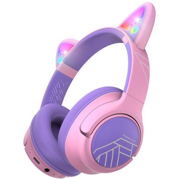 PowerLocus Căşti PowerLocus Bobo Cat Ears Wireless Headphones for Kids