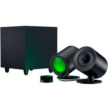 Razer Boxe Razer Nommo V2 Pro, 2.1, Bluetooth, Wireless Control Pod, Negru