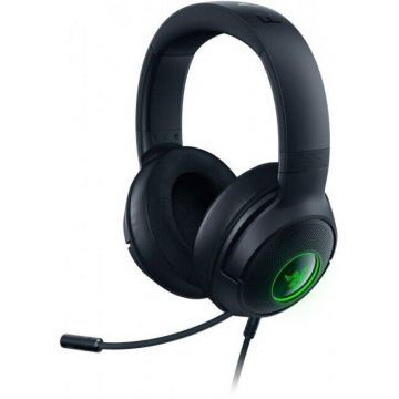 Razer Casti PC, Razer Kraken V3 X USB, Chroma USB, nnegru