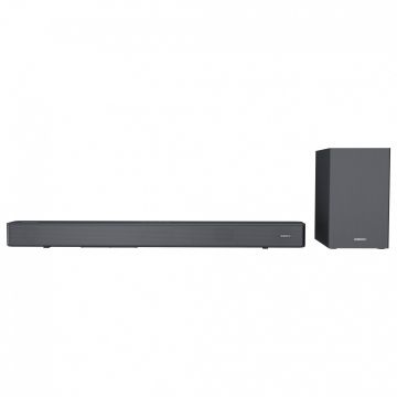 SOUNDBAR HORIZON HAV-S2630W / System 2.1 / Max Audio Power 110W (30W x2 + 50W) / Wireless Subwoofer / Digital Optical / AUX (3.5mm) / HDMI-ARC (CEC) / BT 5.4 / USB Playback / DOT-Matrix Display / Remote + Button Keys / Impedance: 4Ω x2 + 4Ω / Signal to