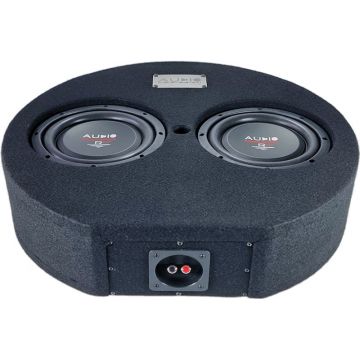 Subwoofer pasiv cu incinta 15L Audio System SUBFRAME R08 FLAT-2 EVO, 375 watts, 2 ohm, 2 x 200 mm, 2 x 08