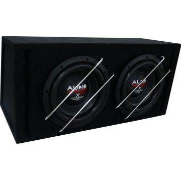 Subwoofer pasiv cu incinta 60L Audio System HX 10 EVO BR-2, 700(2x350) watts, 2x4 ohm, 2 x 250mm, 2 x 10