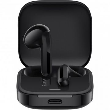 Xiaomi Casti In-Ear Xiaomi Redmi Buds 6 Active, Wireless, Bluetooth 5.4, Autonomie 30 ore, IPX4, Black