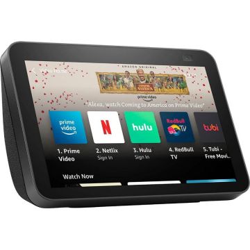 Amazon Boxa inteligenta Amazon Echo Show 8 (2nd Gen), 8 Touch Screen, Camera 13 MP, Wi-Fi, Bluetooth, Negru