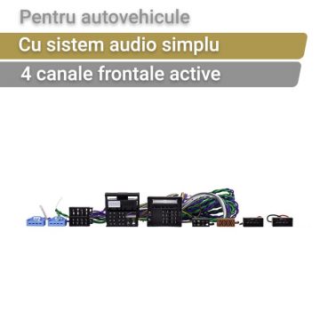 Cablu activ ZDT-BMW1 Phoenix Gold pentru BMW cu sistem de sunet de baza cu un quadlock