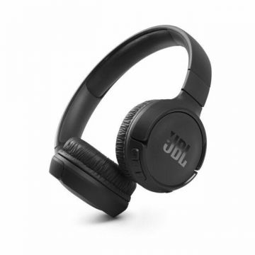 Casti Audio On Ear JBL Tune 510, Wireless, Bluetooth, Autonomie 40 ore, Negru