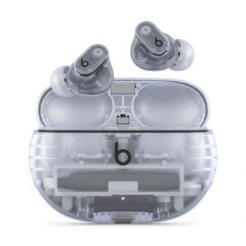 Casti True Wireless Beats Studio Buds+, Bluetooth 5.3, ANC, Waterproof IPX4 (Transparent)