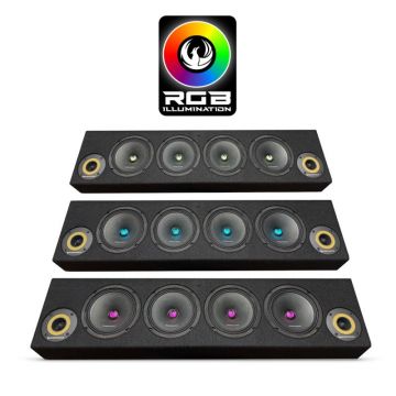 Cutie de difuzoare iluminata RGB Phonix Gold SPL 1700W