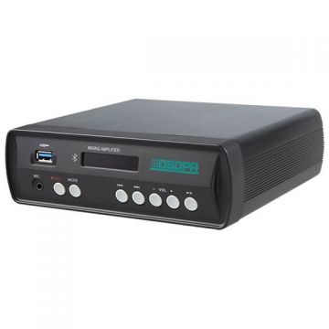 DSPPA Amplificator cu mixer stereo 2x30W cu Bluetooth /USB/ SD, clasa D, intrare MIC/AUX, carcasa Aluminiu, DSPPA MINI60