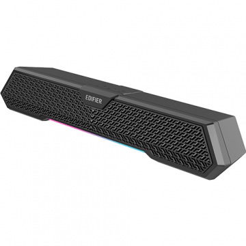 edifier Boxa portabila EDIFIER soundbar, BT 5.3, RMS: 5W (2.5W + 2.5W), 2 x 2, frecv.raspuns 80Hz-19KHz, USB-A , negru