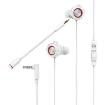 edifier Casti Edifier GM3-SE-W, gaming, in-ear, utilizare multimedia, microfon pe casca detasabil, Alb