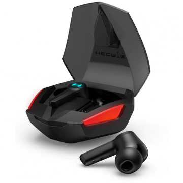 edifier CASTI Edifier, wireless, intraauriculare - butoni, utilizare multimedia, smartphone, microfon pe casca, conectare prin Bluetooth 5.2, RGB, USB-C, negru