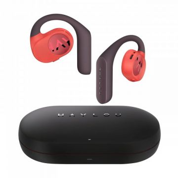 HAYLOU Handsfree Bluetooth Haylou PurFree Buds OW01, TWS, Portocaliu