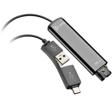 HP Adaptor USB HP 786C6AA, plastic, conexiune casti