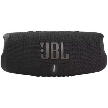 JBL Boxa portabila JBL Charge 5 JBLCHARGE5BK, Bluetooth, putere 30 W, rezistenta la praf, negru