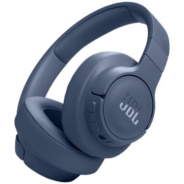 JBL Casti wireless over-ear JBL Tune 770NC, Adaptive Noise Cancelling, Bluetooth, Multi-Point, Albastru