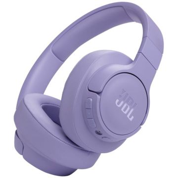 JBL Casti wireless over-ear JBL Tune 770NC, Adaptive Noise Cancelling, Bluetooth, Multi-Point, Violet