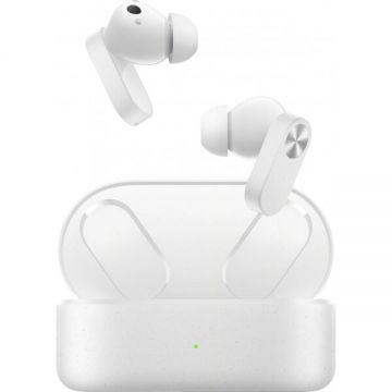 OnePlus Casti In-Ear OnePlus Nord Buds 2, True Wireless, Bluetooth, Microfon, Noise Cancelling, IP55, Alb