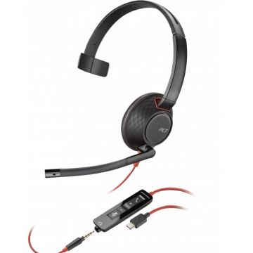 Poly Blackwire 5210 Monaural USB-A Headset