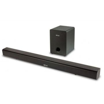 Soundbar AKAI ASB-6WSW, 2.1 canale, 70 W, Bluetooth, negru