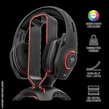 Suport Casti Trust GXT 265 Cintar RGB Headset Stand