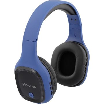 Tellur Casti Over-ear Bluetooth Tellur Pulse, Microfon, Albastru