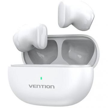 Vention Casti Vention, wireless, tip butoni, Bluetooth 5.3, white, NBLW0