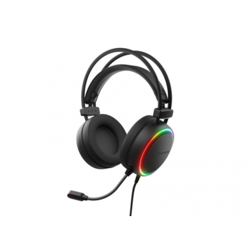 Casti cu fir Genesis Neon 613 G2, Jack 3.5 mm, iluminare RGB, Negru Casti cu fir Genesis Neon 613 G2, Jack 3.5 mm, iluminare RGB, Negru