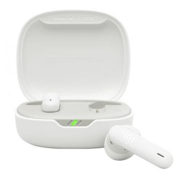 Casti In-Ear JBL Wave Flex 2, True Wireless, Bluetooth, Autonomie 10 ore/40 ore, IP54 (Alb) Casti In-Ear JBL Wave Flex 2, True Wireless, Bluetooth, Autonomie 10 ore/40 ore, IP54 (Alb)