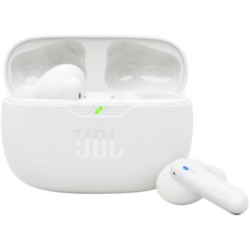 JBL Casti In-Ear JBL Wave Beam 2, True Wireless, Bluetooth, ANC, IP54, Autonomie 40 ore, Multi-Point, Alb JBL Casti In-Ear JBL Wave Beam 2, True Wireless, Bluetooth, ANC, IP54, Autonomie 40 ore, Multi-Point, Alb