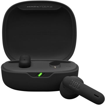 JBL Casti In-Ear JBL Wave Flex 2, True Wireless, Bluetooth, Autonomie 40 ore, Multi-Point, Negru JBL Casti In-Ear JBL Wave Flex 2, True Wireless, Bluetooth, Autonomie 40 ore, Multi-Point, Negru