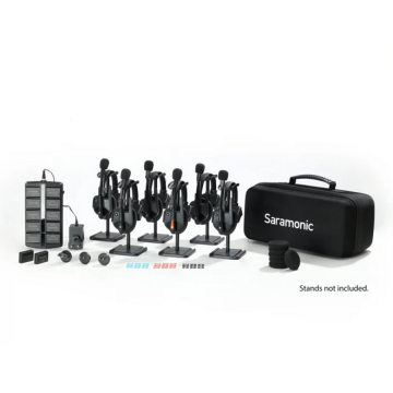 SARAMONIC Solutie intercom completa Saramonic WiTalk9 WT6S12xbat, 6 pers, Full-Duplex, 1.9GHz, single-ear SARAMONIC Solutie intercom completa Saramonic WiTalk9 WT6S12xbat, 6 pers, Full-Duplex, 1.9GHz, single-ear