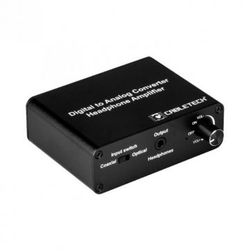 Convertor audio digital SPDIF la analog RCA cu amplificare, ZLA0857-3